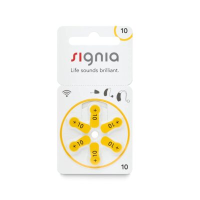 Size 10 batteries - Signia brand