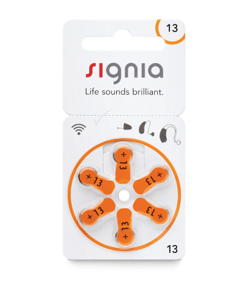 Size 13 batteries - Signia brand